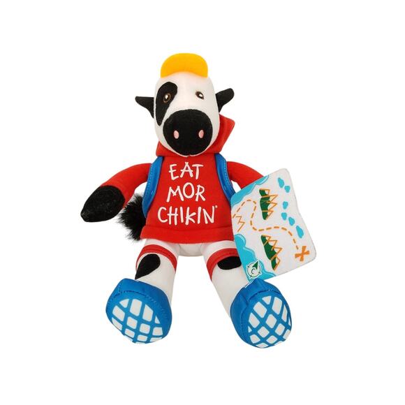 Chick Fil A Cow Backpack Hoodie Map Ball Cap Hiking Plush Ad Stuffed Animal - Picture 1 of 6